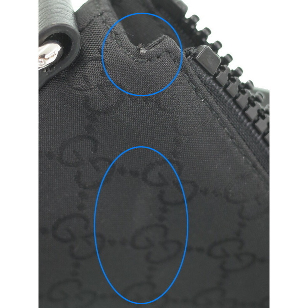 Gucci Bag Messenger Black GG Crossbody - Picture 9 of 9